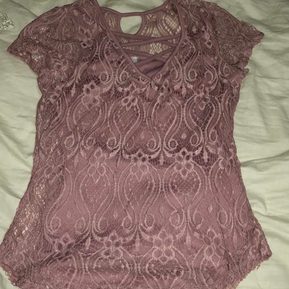 Pink blouse